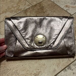 Elliott Lucca Metallic Clutch